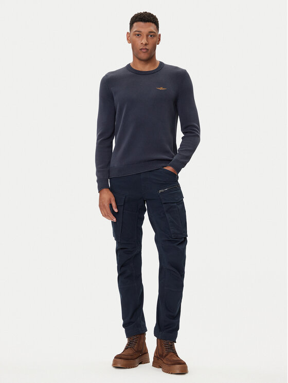 Aeronautica Militare Aeronautica Militare Светр 252MA1610UL00556 Cиній Regular Fit