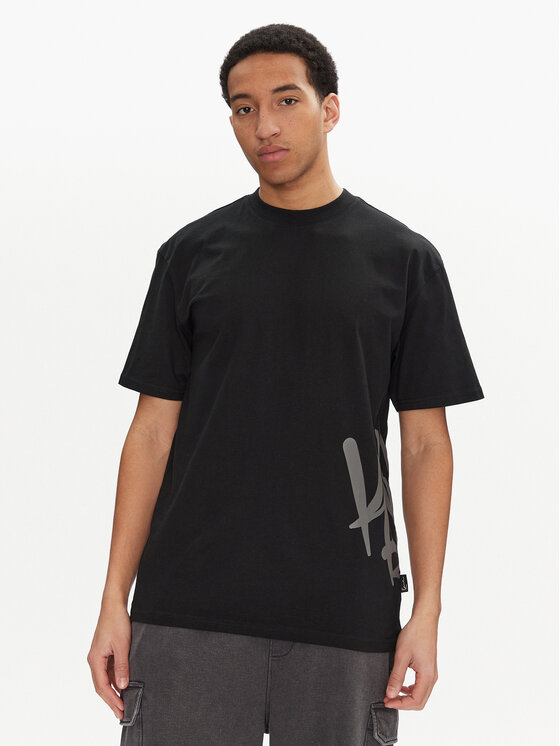 Karl Kani Karl Kani Marškinėliai Signature Tag 60300331 Juoda Regular Fit