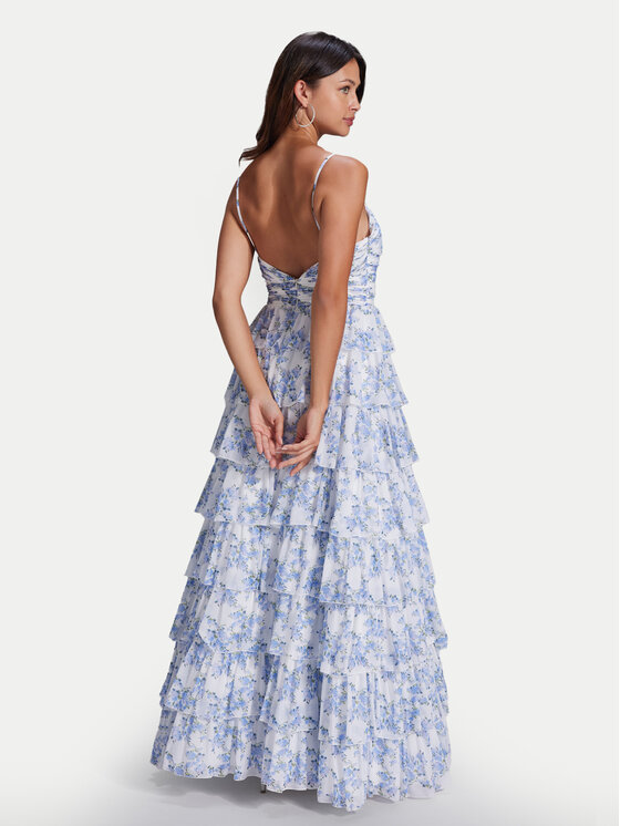Hey Kyla Swing Abendkleid 5AH016HK Blau Regular Fit