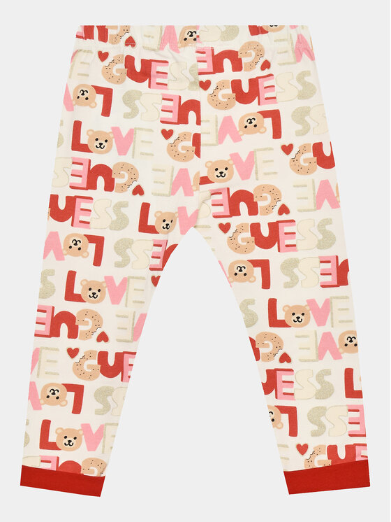 Guess Guess Set Bluse und Leggings A3BG03 J1311 Rot Regular Fit
