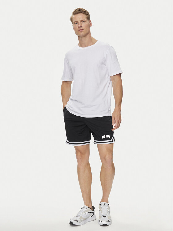 Jack & Jones Jack & Jones Szorty sportowe Jpstbill 12255529 Czarny Wide Leg