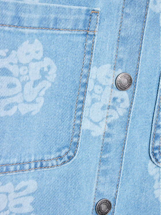 Camicia di jeans 5VUGCQ01C Blu Oversize