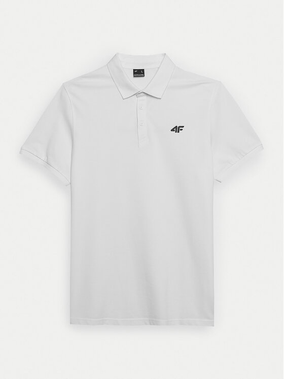 4F 4F Polo 4FWSS24TPTSM130 Bianco Regular Fit