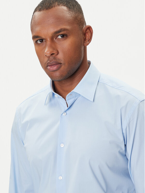 BOSS BOSS Koszula H-Joe 50545075 Błękitny Regular Fit