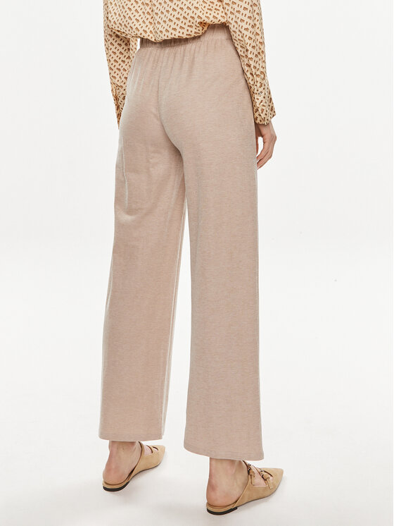 JDY JDY Hlače iz tkanine Birdie Geggo 15320882 Bež Regular Fit
