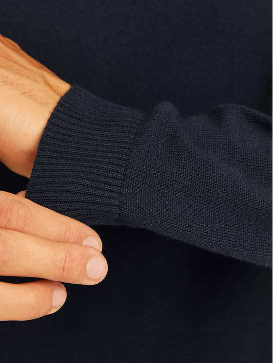Jack&Jones Jack&Jones Krekls ar augstu apkakli Basic 12258051 Tumši zils Regular Fit