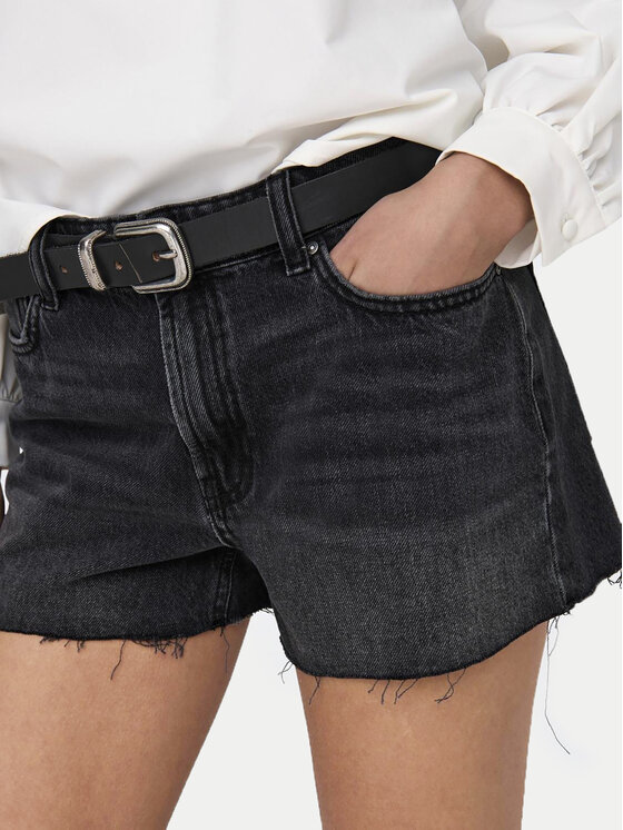 ONLY ONLY Džínsové šortky Jaci 15314430 Čierna Loose Fit