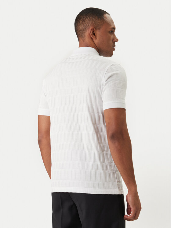 KARL LAGERFELD KARL LAGERFELD Polokošeľa 745008 562203 Biela Regular Fit