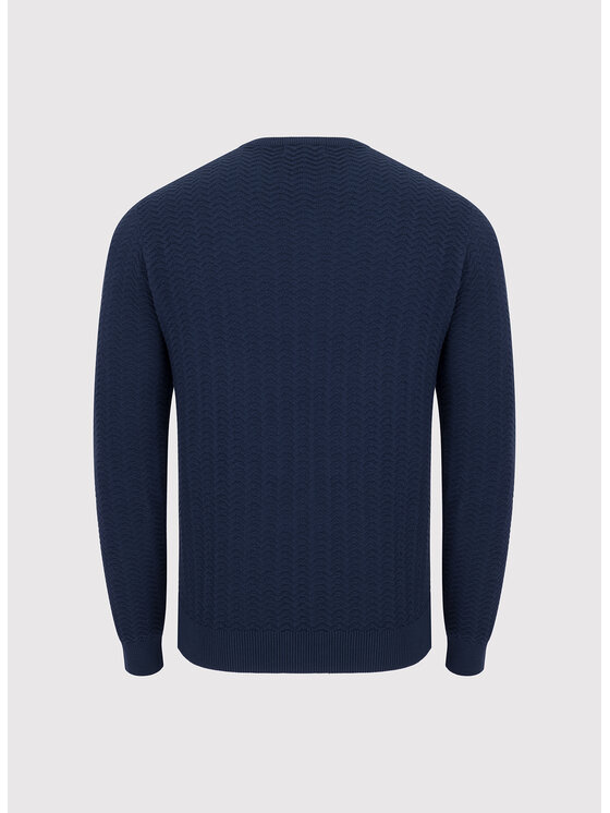 Pako Lorente Pako Lorente Sweter P24WF-2X-006 Granatowy Classic Fit