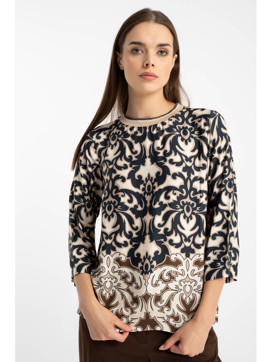 CLICK CLICK Μπλουζάκι 10-6922 Μαύρο Regular Fit