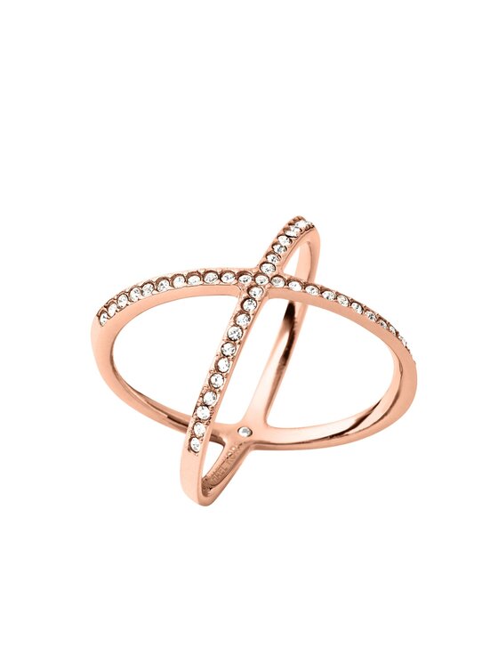 Michael Kors Michael Kors Pierścionek MKJ4137791506 Różowe złoto