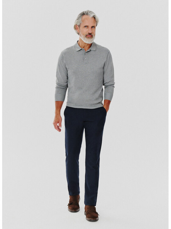 Pako Lorente Pako Lorente Sweter P24WF-2X-008 Szary Classic Fit