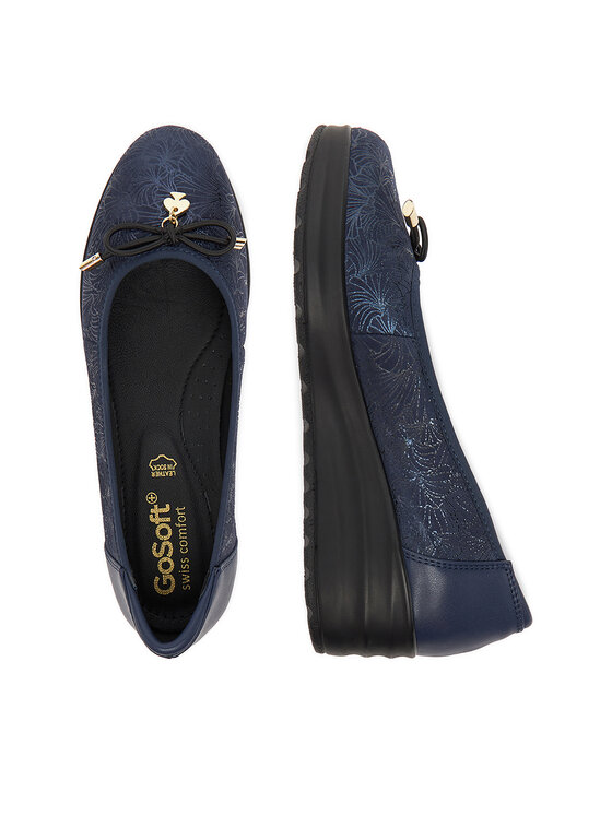 Go Soft Go Soft Ballerinas CEO-WI16-3243-02 Dunkelblau