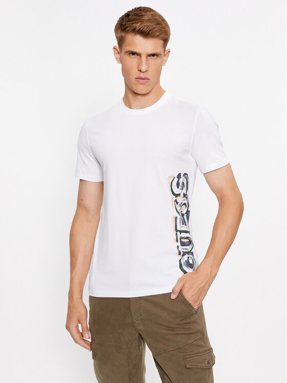 Guess Majica M3BI73 J1314 Bela Slim Fit