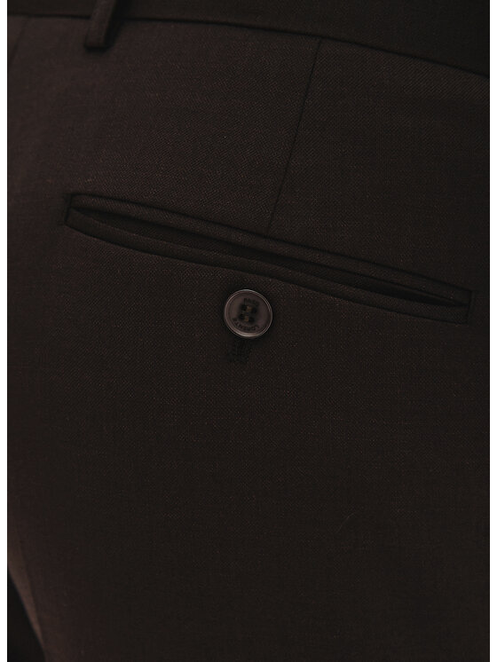 Pako Lorente Pako Lorente Spodnie garniturowe P25WF-6G-008 Brązowy Super Slim Fit