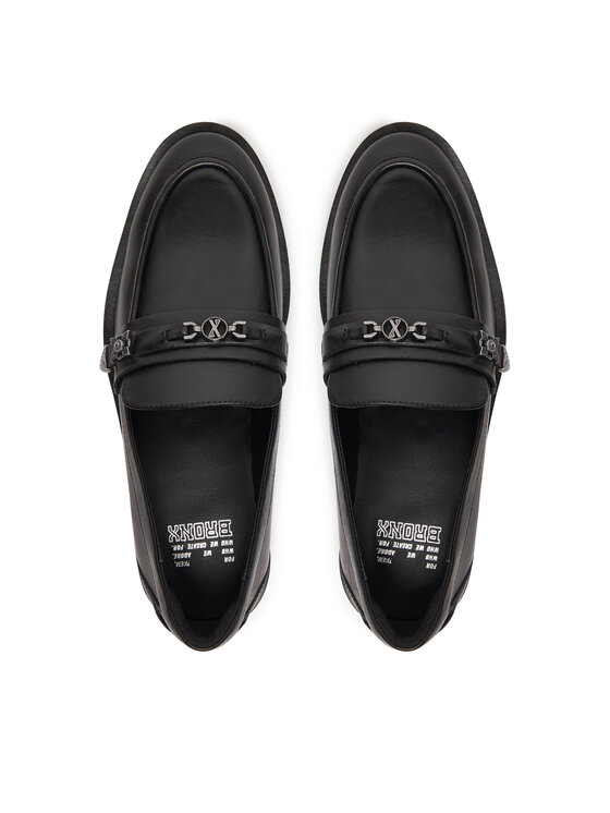 Bronx Bronx Loaferice Next Wagon 66652-US Crna