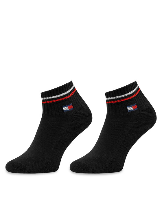 Tommy Hilfiger Tommy Hilfiger Набір 2 пар низьких шкарпеток unisex 701228177 Чорний