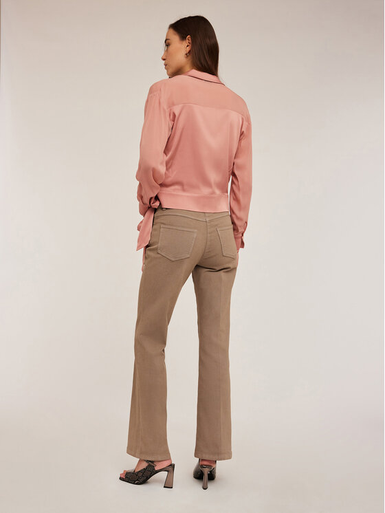 Motivi Motivi Pantaloni di tessuto P732Q003770N013 Écru Flare Fit