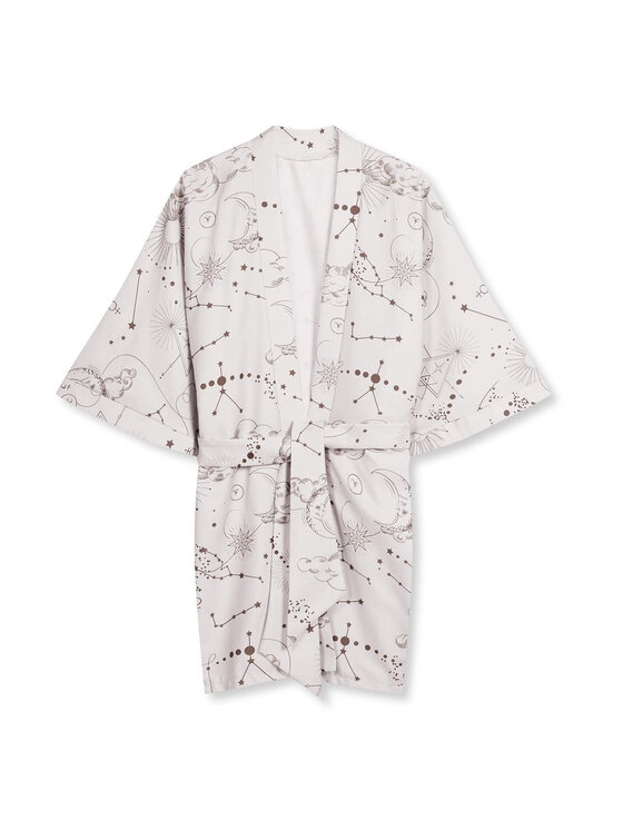 White pocket White pocket Kimono kimono Fioletowy