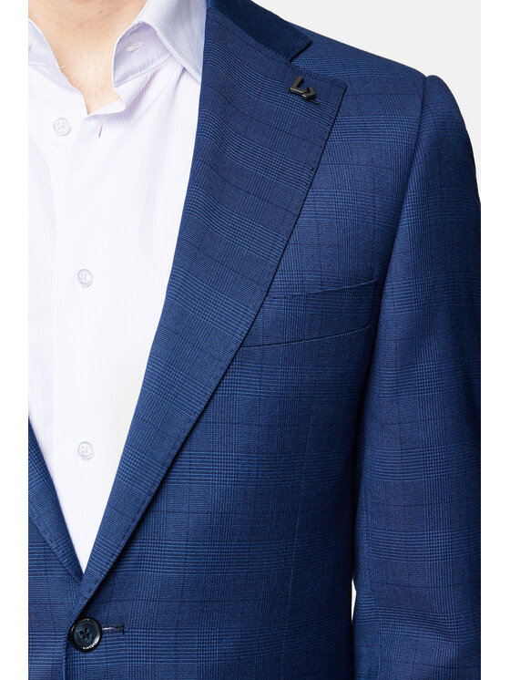 Lancerto Lancerto Garnitur Selam GA073124000005 Granatowy Slim Fit