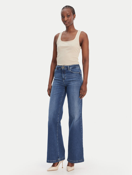 Liu Jo Sport Liu Jo Sport топ TA6173 J3845 Екрю Regular Fit