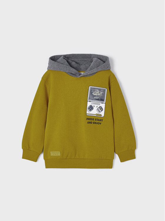 Felpa 4455 Verde Regular Fit