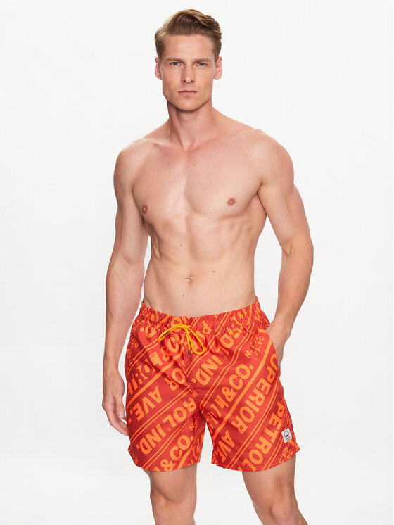 Pantaloncini da bagno M-1030-SWS955 Arancione