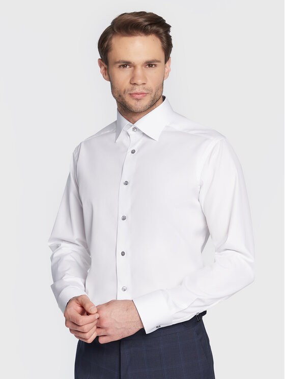 Camicia 100004052 Bianco Slim Fit