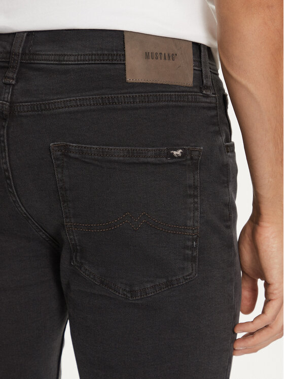Mustang Mustang Джинси Orlando 1013239 Чорний Slim Fit