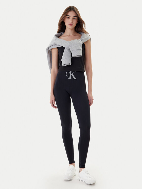 Calvin Klein Calvin Klein Leggings 701233380 Crna Slim Fit