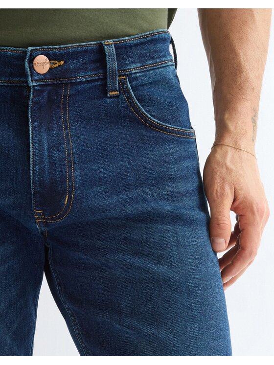 Wrangler Wrangler Jeansy GREENSBORO Niebieski Straight Leg