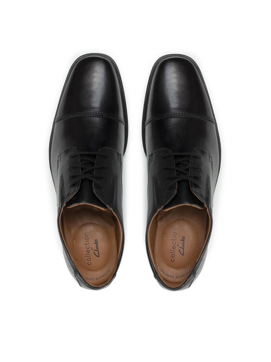 Clarks Clarks Cipele Tilden Cap 261103097 Crna