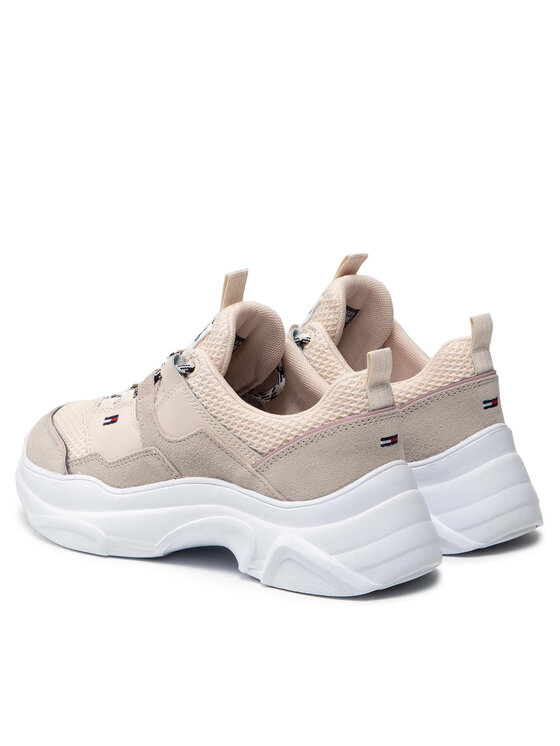 Tommy Jeans Laisvalaikio batai Lightweight Shoe EN0EN01436 Smėlio •  Modivo.lt