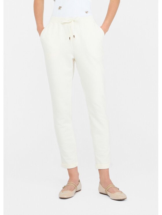Liu Jo Liu Jo Pantaloni di tessuto TF5297FS09010103 Bianco Regular Fit