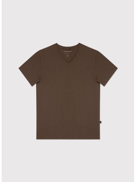 Pako Lorente Pako Lorente T-Shirt P24WF-TT-001 Brązowy Slim Fit