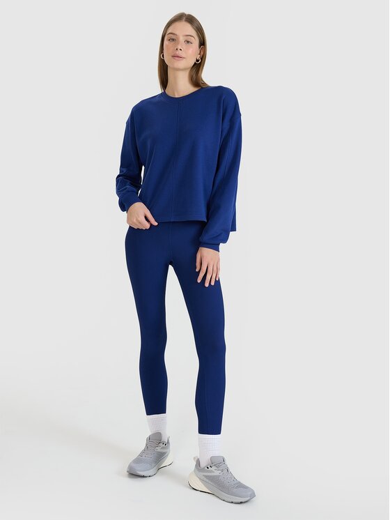 4F 4F Bluza 4FWSS25TSWSF1543-30S Niebieski Oversize