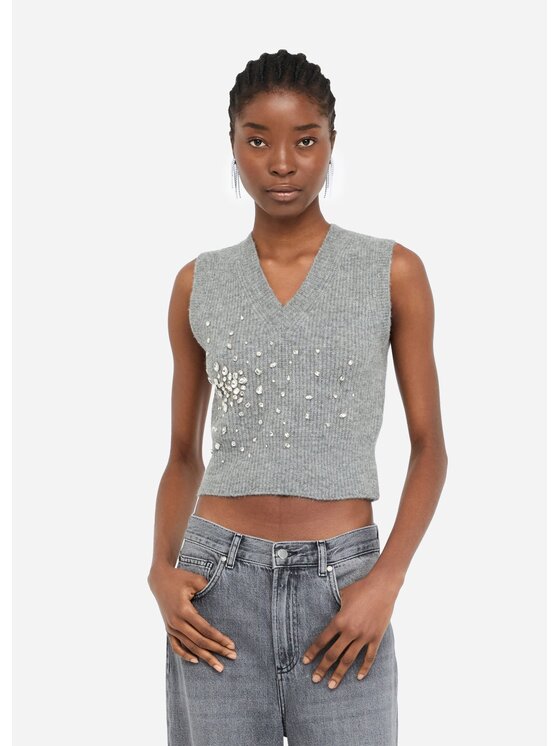 Liu Jo Liu Jo Maglione CF5148MA74Q02056 Grigio Regular Fit