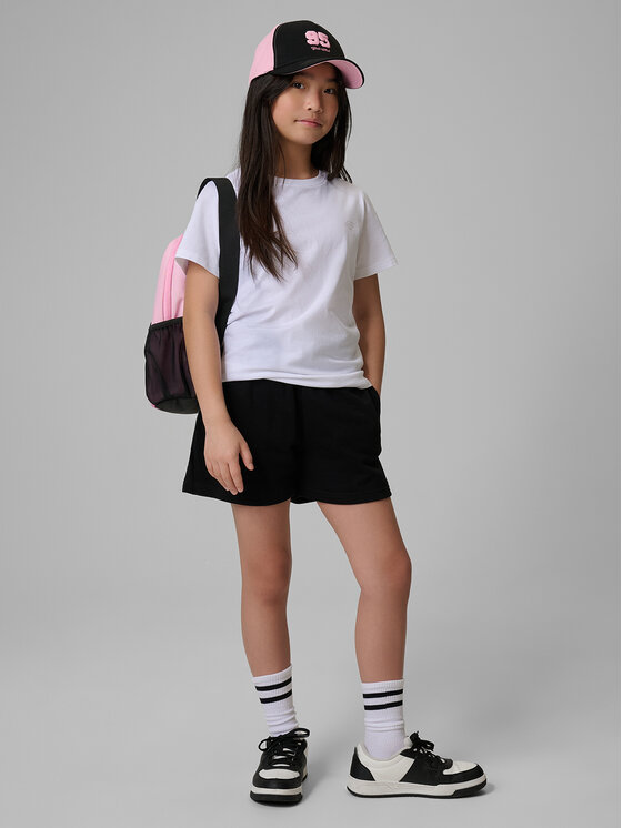 4F 4F T-Shirt BASIC+ Biały Regular Fit