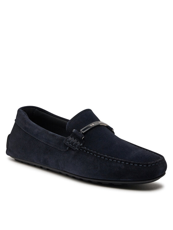 BOSS Boss Мокасини Noel Mocc Sdhw 50517141 Тъмносин