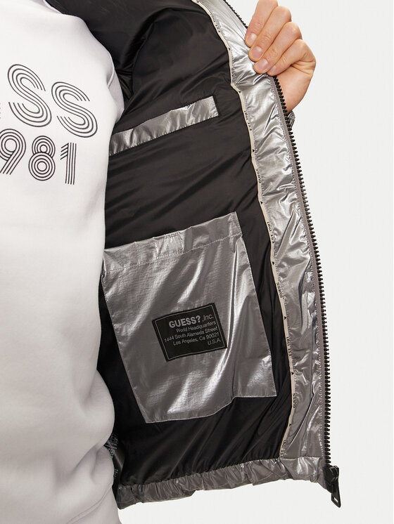 Guess Guess Giubbotto invernale M4BL46 WGJT0 Argento Regular Fit