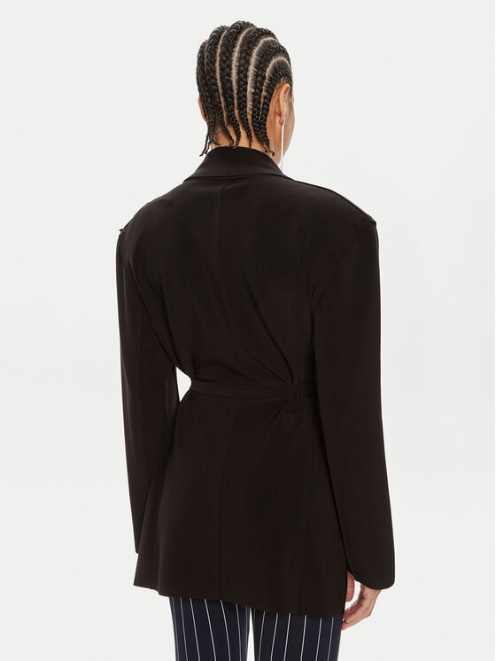NORMA KAMALI NORMA KAMALI Σακάκι KK4214PL158001 Μαύρο Regular Fit