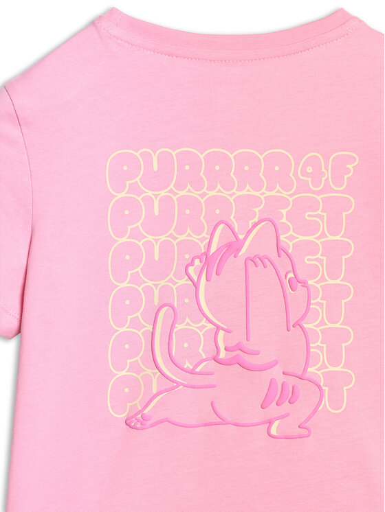 4F 4F T-Shirt KITTY JOGA Różowy jasny Regular Fit