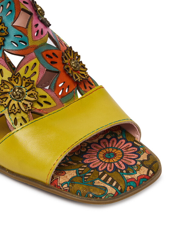 Laura Vita Laura Vita Шльопанці Jacqueso 09 Жовтий