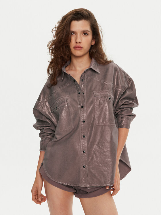 One Teaspoon One Teaspoon Jeanshemd 26552 Braun Regular Fit