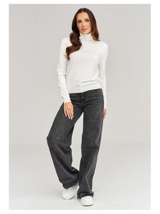 Makadamia Makadamia Golf C106 Biały Loose Fit