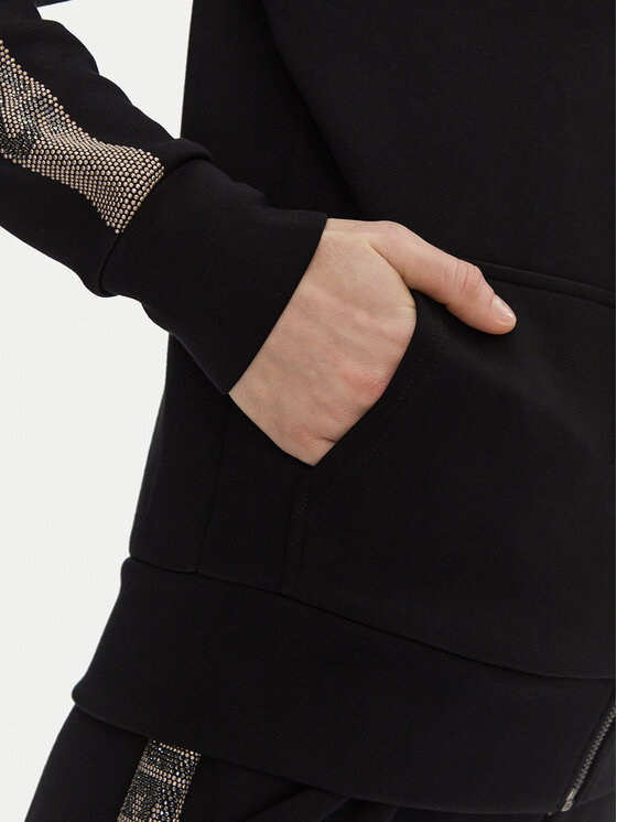 Guess Guess Mikina W5RQ03 KBYE2 Černá Regular Fit