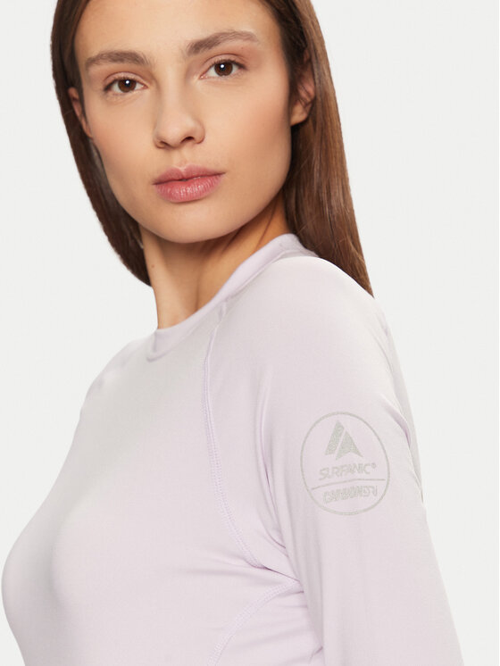 Surfanic Surfanic Lenjerie de corp termoactivă partea de sus Cozy SWX2601 Violet Slim Fit