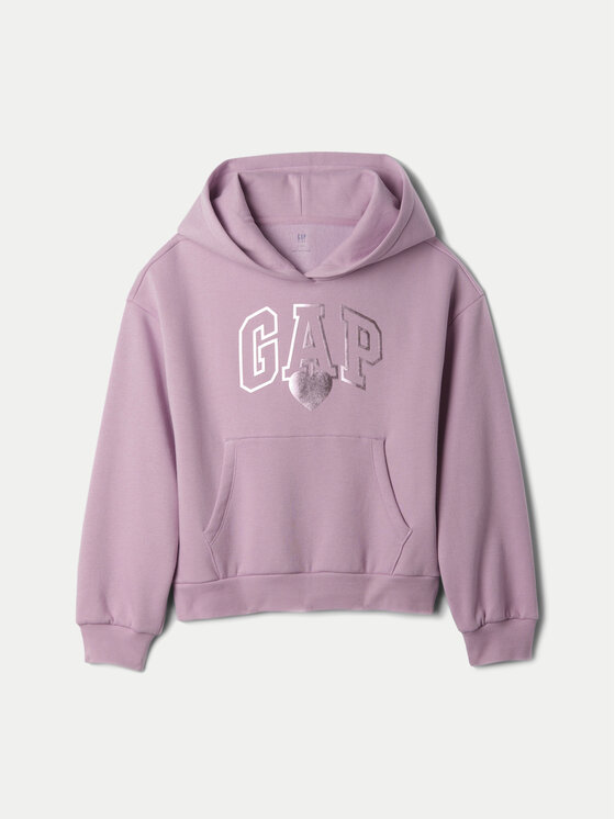 Gap Gap Bluza 523511-03 Różowy Regular Fit