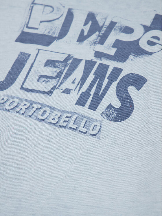 Pepe Jeans Pepe Jeans Póló Taylor PB502716 Kék Regular Fit