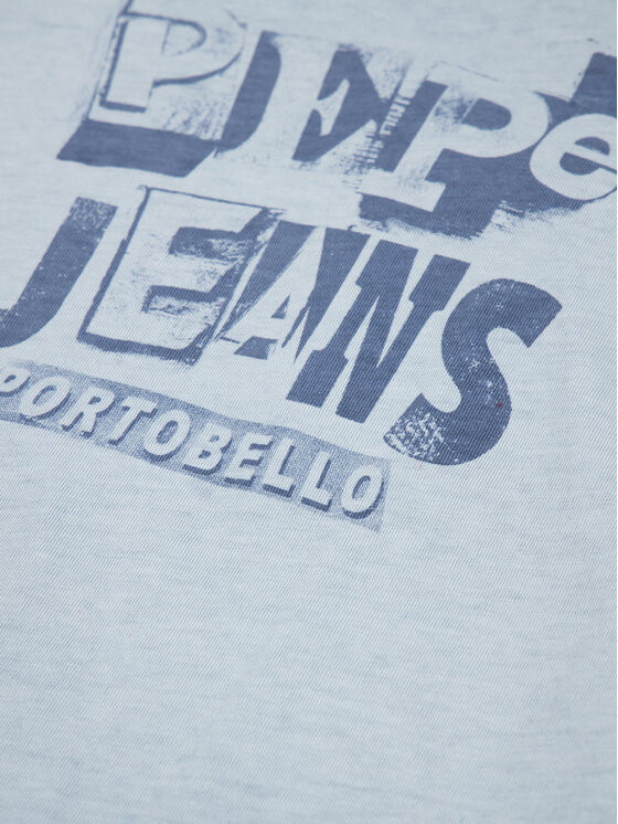 Pepe Jeans Pepe Jeans T-Shirt Taylor PB502716 Modrá Regular Fit